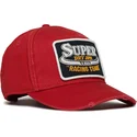verstellbare-rote-kappe-mit-gebogenem-schirm-graphic-red-von-superdry