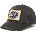 dunkelgrune-verstellbare-curved-cap-graphic-dark-green-von-superdry