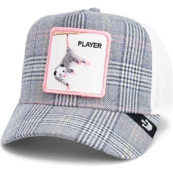 Goorin Bros. Player Possum Luxus Mond The Farm Marineblau und Weiß Trucker Cap