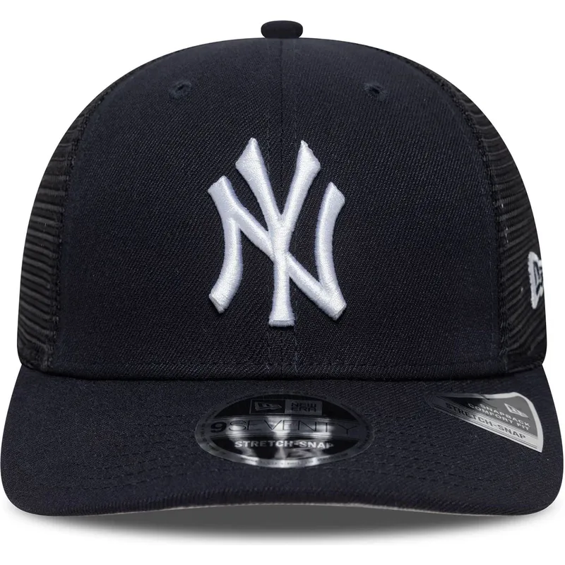 trucker-cap-marineblau-9seventy-stretch-snap-der-new-york-yankees-mlb-von-new-era