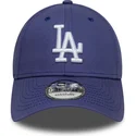 violette-verstellbare-curved-cap-9forty-league-essential-der-los-angeles-dodgers-mlb-von-new-era