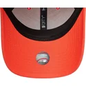 verstellbare-orangefarbene-kappe-mit-gebogenem-schirm-und-orangefarbenem-logo-9forty-team-outline-der-new-york-yankees-mlb-von-n