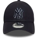 marineblaue-verstellbare-curved-cap-mit-marineblauen-logo-9forty-team-outline-der-new-york-yankees-mlb-von-new-era