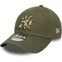 verstellbare-grune-9forty-seasonal-infill-cap-der-new-york-yankees-mlb-von-new-era