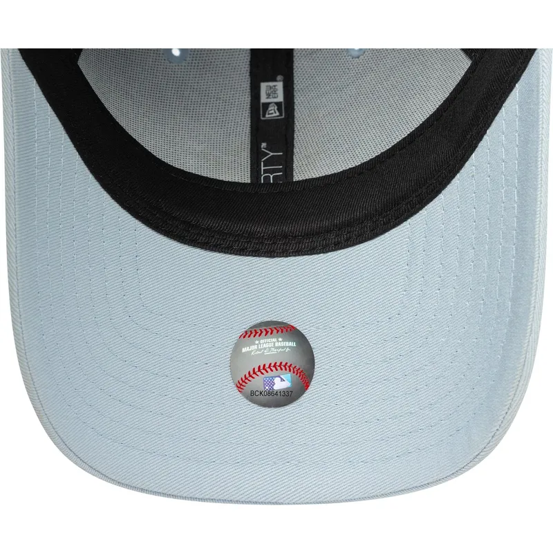 blaue-verstellbare-curved-cap-9forty-floral-icon-der-los-angeles-dodgers-mlb-von-new-era