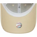 beige-verstellbare-damen-cap-9forty-beaded-der-new-york-yankees-mlb-von-new-era