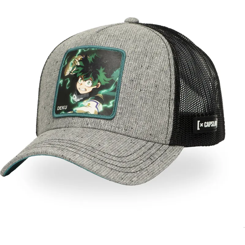 trucker-cap-grau-izuku-midoriya-deku-mha-dek-my-hero-academia-von-capslab