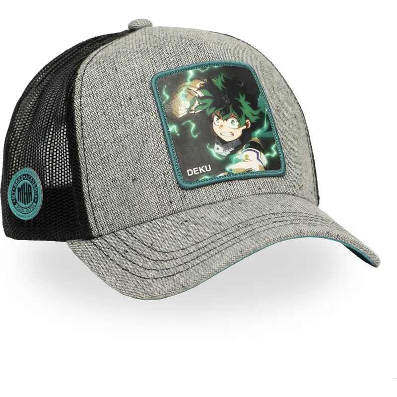 trucker-cap-grau-izuku-midoriya-deku-mha-dek-my-hero-academia-von-capslab