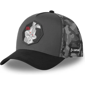 Graue Trucker-Kappe Bugs Bunny LOO11 BUG Looney Tunes von Capslab