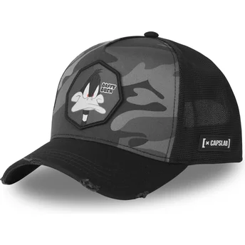 Gorra Trucker Grau Daffy Duck LOO11 DAF Looney Tunes von Capslab