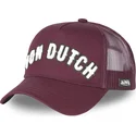 von-dutch-buckl-b-burgunderfarbene-trucker-kappe