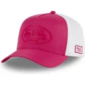 von-dutch-fluo01-rosa-weisse-trucker-kappe