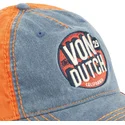 blaue-und-orangefarbene-verstellbare-curved-cap-retro02-von-von-dutch