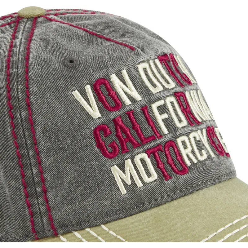 grune-verstellbare-gebogene-kappe-retro06-von-von-dutch