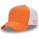 von-dutch-fluo04-orange-weisse-trucker-kappe