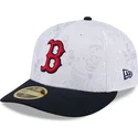 boston-red-sox-mlb-59fifty-day-low-profile-navy-und-weiss-angepasste-flache-kappe-von-new-era