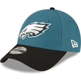 9FORTY The League Philadelphia Eagles NFL verstellbare grün-schwarze Kinderkappe von New Era