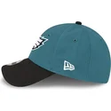 grune-und-schwarze-verstellbare-gebogene-kappe-fur-kinder-9forty-the-league-der-philadelphia-eagles-nfl-von-new-era