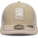 beige-trucker-cap-9seventy-stretch-snap-monaco-race-special-von-racing-bulls-f1-team-formula-1-von-new-era