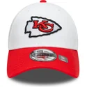 kansas-city-chiefs-nfl-39thirty-team-logo-weiss-rot-gebogene-passform-kappe-von-new-era