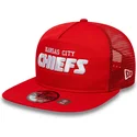 rote-flache-trucker-kappe-golfer-international-series-games-2024-der-kansas-city-chiefs-nfl-von-new-era