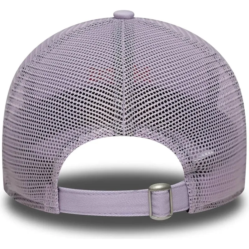 verstellbare-violette-trucker-kappe-fur-damen-9twenty-city-miami-stadte-und-strande-von-new-era