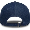 verstellbare-damenkappe-9twenty-denim-der-new-york-yankees-mlb-von-new-era-in-marineblau
