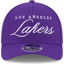 violette-gebogene-snapback-kappe-9forty-m-crown-draft-2025-der-los-angeles-lakers-nba-von-new-era