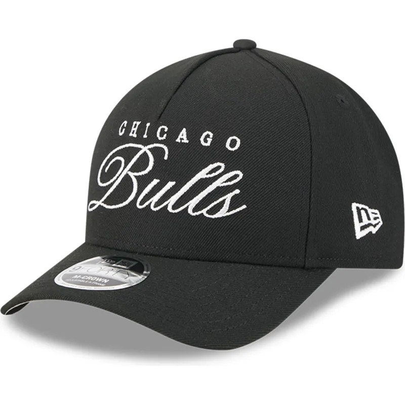 schwarze-gebogene-snapback-kappe-9forty-m-crown-draft-2025-der-chicago-bulls-nba-von-new-era