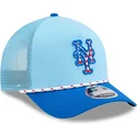 trucker-cap-blau-9forty-m-crown-a-frame-4th-july-von-new-york-mets-mlb-von-new-era