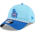 verstellbare-blaue-9twenty-4th-july-kappe-der-los-angeles-dodgers-mlb-von-new-era