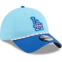 verstellbare-blaue-9twenty-4th-july-kappe-der-los-angeles-dodgers-mlb-von-new-era