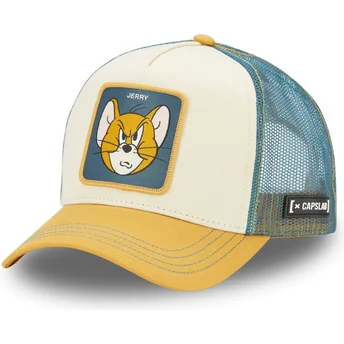 Beige-blaue Trucker-Kappe Jerry TAJ6 JER Looney Tunes von Capslab