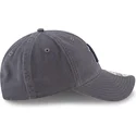graue-verstellbare-curved-cap-mit-blauem-logo-9twenty-core-classics-der-new-york-yankees-mlb-von-new-era