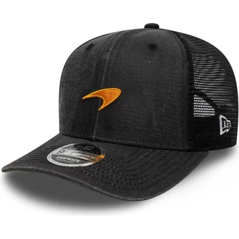 Schwarze Trucker-Snapback-Kappe 9FIFTY Washed von McLaren Racing Formula 1 von New Era