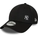 new-era-new-york-yankees-mlb-9forty-flawless-mesh-schwarze-snapback-kappe-mit-gebogenem-schirm