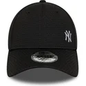 new-era-new-york-yankees-mlb-9forty-flawless-mesh-schwarze-snapback-kappe-mit-gebogenem-schirm