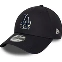 verstellbare-dunkelblaue-9forty-team-outline-kappe-mit-gebogenem-schirm-und-blauem-logo-der-los-angeles-dodgers-mlb-von-new-era