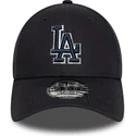 verstellbare-dunkelblaue-9forty-team-outline-kappe-mit-gebogenem-schirm-und-blauem-logo-der-los-angeles-dodgers-mlb-von-new-era