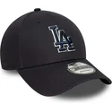 verstellbare-dunkelblaue-9forty-team-outline-kappe-mit-gebogenem-schirm-und-blauem-logo-der-los-angeles-dodgers-mlb-von-new-era