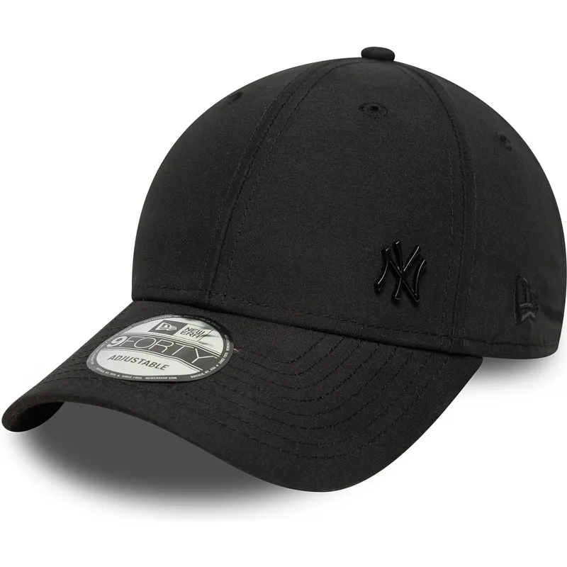 schwarze-verstellbare-curved-cap-mit-schwarzem-logo-9forty-tonal-flawless-der-new-york-yankees-mlb-von-new-era