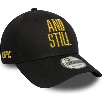 9FORTY Metallic Champ UFC Ultimate Fighting Championship And Still verstellbare schwarze Curved Cap von New Era