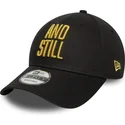 9forty-metallic-champ-ufc-ultimate-fighting-championship-and-still-verstellbare-schwarze-curved-cap-von-new-era