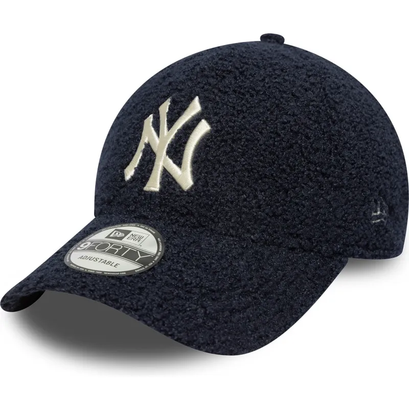 marineblaue-verstellbare-curved-cap-9forty-borg-der-new-york-yankees-mlb-von-new-era