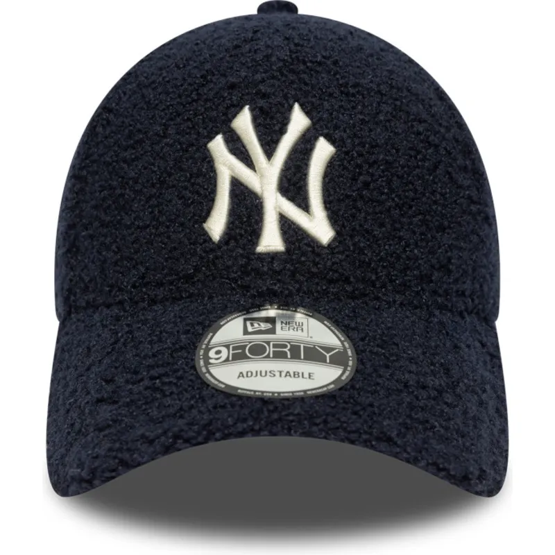 marineblaue-verstellbare-curved-cap-9forty-borg-der-new-york-yankees-mlb-von-new-era