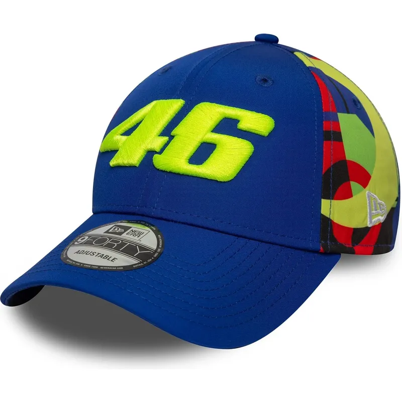 blaue-gebogene-snapback-kappe-9forty-fanwear-von-valentino-rossi-vr46-motogp-von-new-era