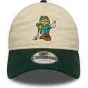beige-grune-verstellbare-9twenty-kappe-garfield-von-new-era
