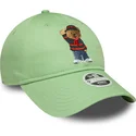 9twenty-bear-verstellbare-hellgrune-damen-cap-mit-gebogenem-schirm-von-ac-milan-serie-a-von-new-era