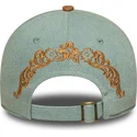 verstellbare-blaue-und-braune-damen-curved-cap-9twenty-western-pin-von-new-era