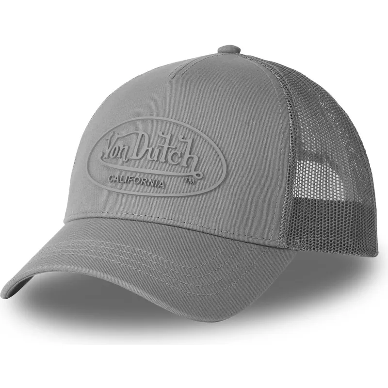 trucker-kappe-grau-log16-von-von-dutch